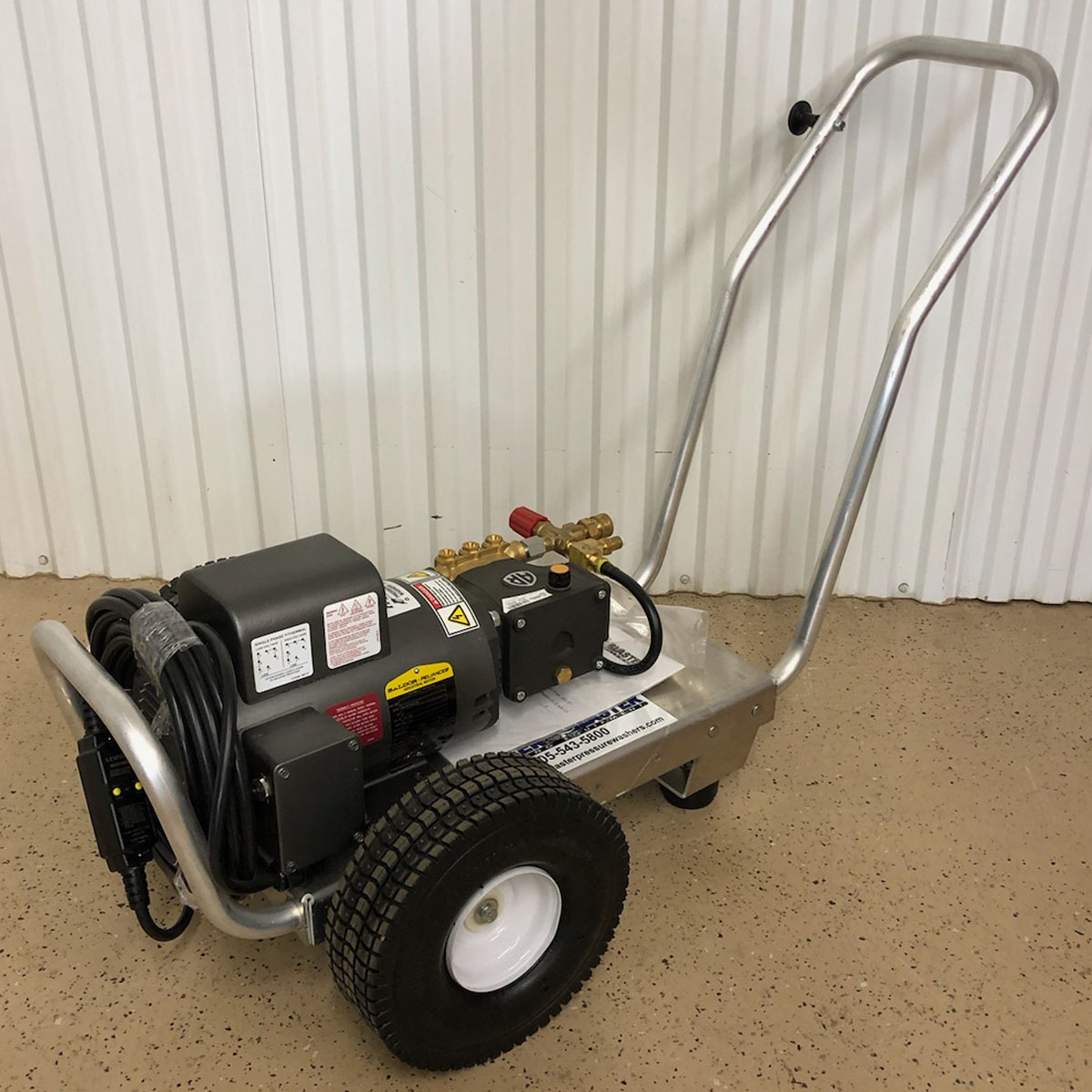 Model #MB1502E Cold Water Pressure Washer Without Hose Reel